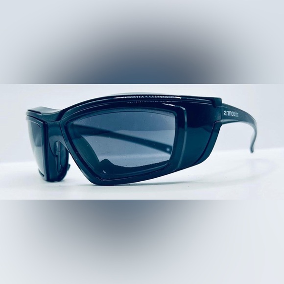 ArmourX 6005 ARX Black Rectangular Sunglasses Frames Only - Picture 2 of 8